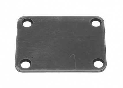 Gotoh® 4 Hole Neckplate w/Screws • Black