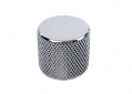 Barrel Knob • USA • Fine Knurling • Chrome