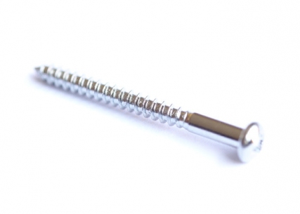 Bass Pickup Mounting Screw • Chrome
