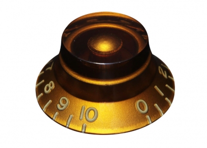 Bell Knob • Multifit USA & Metric • Amber • Embossed Numbers