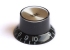 Bell Knob w/Reflector Cap • USA • Black/Silver • Tone