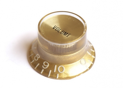 Bell Knob w/Reflector Cap • USA • Gold/Gold • Volume