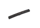 Shaped Bone Nut for Fender® • Curved or Flat Bottom • Slotted • 7.25" • Black