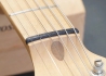 Shaped Bone Nut for Fender® • Curved or Flat Bottom • Slotted • 9.5'' • Black