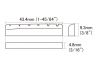 Shaped Bone Nut for Gibson® • Slotted