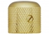 Hosco®/Gotoh® Brass Dome Knob • USA • Fine Knurling • Gold