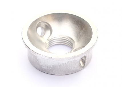 Electrosocket Telecaster® Style Jackplate Cup • US Thread • Chrome • Satin