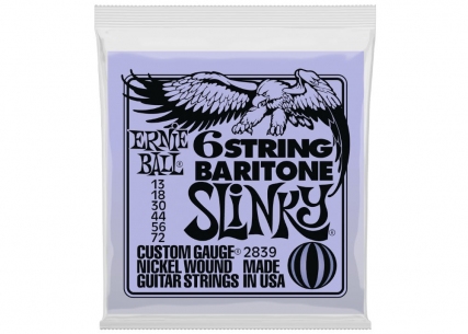 Ernie Ball® Electric Guitar Strings • 13-72 • Baritone Slinky 