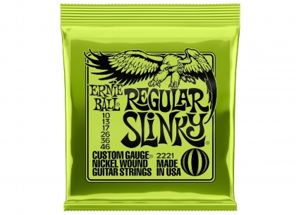 Ernie Ball® Electric Guitar Strings • 10-46 • Regular Slinky