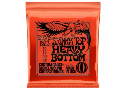 Ernie Ball® Electric Guitar Strings • 10-52 • Slinky Skinny Top Heavy Bottom