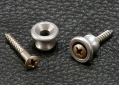 Gotoh® Gibson® Style Strap Buttons w/Screws • Aluminium • Aged/Relic