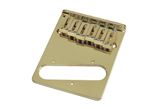 Gotoh® Telecaster® Style Bridge • Vintage to Modern • Gold • Left Handed