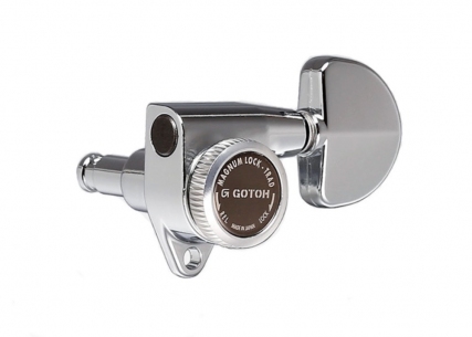 Gotoh® 3x3 MGT Locking Tuners • SG301 (Grover® Style) • Chrome • Kidney Button