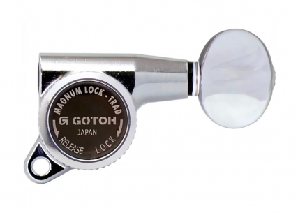 Gotoh® 3x3 MGT Locking Tuners • SG381 • Chrome • Oval Button