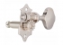 Gotoh® SE700 3x3 Vintage Open Gear Tuners • 8.8 mm Bushing • 06M Metal Button • Nickel
