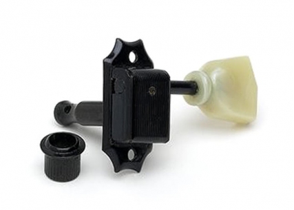 Gotoh® SD90 3x3 Vintage Tuners • 8.8 mm Bushing • Keystone Button • Black