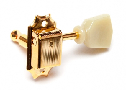 Gotoh® SD90 3x3 Vintage Tuners • 8.8 mm Bushing • Keystone Button • Gold