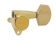 Gotoh® 3x3 Tuners • SG301 (Grover® Style) • Gold • Modern Button