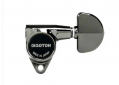 Gotoh® 3x3 Tuners • SG301 (Grover® Style) • Cosmo Black • Kidney Button