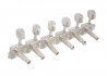Hosco®/Gotoh® SD91 6-In-Line Vintage Tone Revival Tuners • Brass Posts • Nickel
