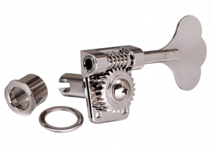 Gotoh® GB528 RES-O-LITE Mini Bass Tuning Keys • Nickel • 4x Left Side