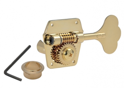 Gotoh® GB640 Res-O-Lite Bass Tuners • Left Or Right Side(Reversible) • Gold