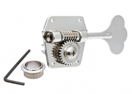 Gotoh® GBR640 Reverse Wind Res-O-Lite Bass Tuners • Left Or Right Side(Reversible) • Nickel