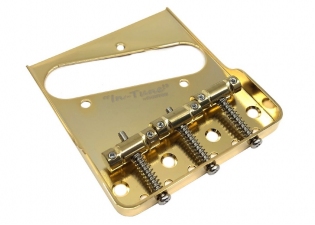 Gotoh® Double Cutaway BS-TC1S In-Tune Vintage Telecaster® Style Bridge • Gold