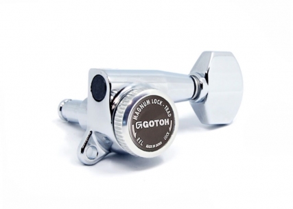 Gotoh® 3x3 MGT Locking Tuners • SG381 • Chrome • Small Modern Button
