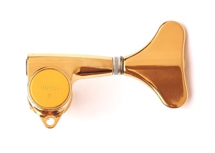 Gotoh® GB7 Mini Bass Tuning Key • Gold • Left Side