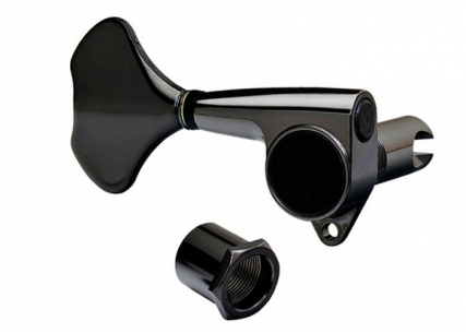 Gotoh® GB707 Mini Bass Tuning Keys • Cosmo Black • 4x Right Side
