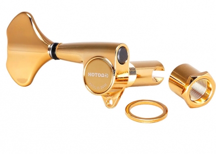 Gotoh® GB707 Mini Bass Tuning Keys • Gold • 4x Right Side