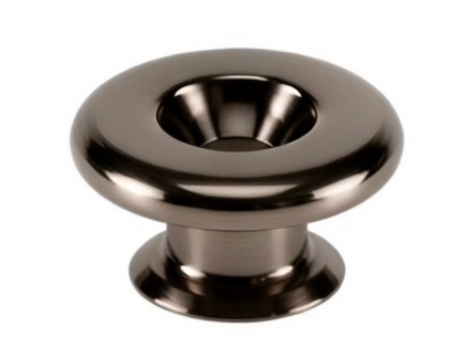 Gotoh® Oversized Strap Buttons w/Screws • Cosmo Black