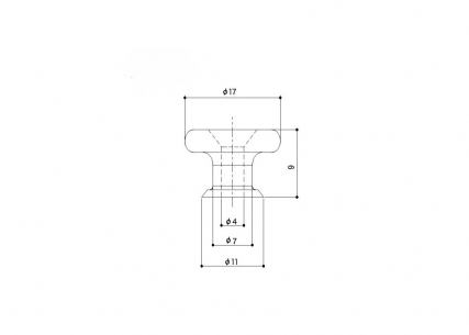 Gotoh® Oversized Strap Buttons w/Screws • Gold
