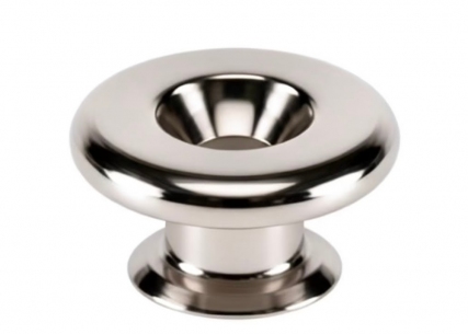 Gotoh® Oversized Strap Buttons w/Screws • Nickel