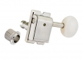 Gotoh® SD91 6-In-Line Vintage Tuners • White Button • Nickel