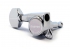 Gotoh® 6-In-Line Tuners • SG381 • Chrome • Small Modern Button • Left Handed