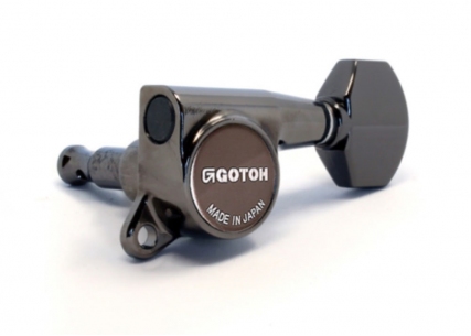 Gotoh® 3x3 Tuners • SG381 • Cosmo Black • Small Modern Button