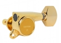 Gotoh® 6-In-Line Tuners • SG381 • Gold • Small Modern Button