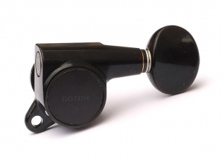 Gotoh® 3x3 Tuners • SG381 • Black • Oval Button