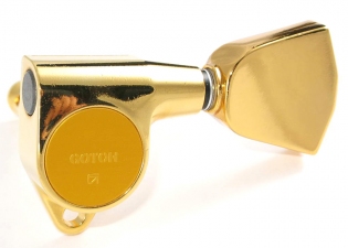 Gotoh® 3x3 Tuners • SG301 (Grover® Style) • Gold • Keystone Button