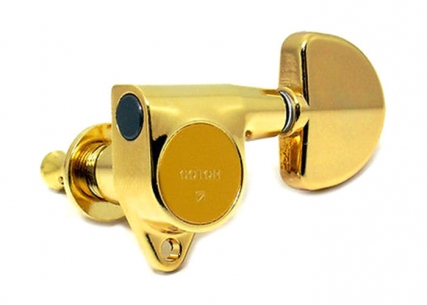 Gotoh® 3x3 Tuners • SG301 (Grover® Style) • Gold • Kidney Button