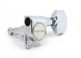 Gotoh® 6-In-Line Tuners • SG360 (Schaller® Style) • Chrome • Small Modern Button