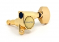 Gotoh® 6-In-Line Tuners • SG360 (Schaller® Style) • Gold • Small Modern Button