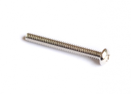 Humbucker Pickup Height Screw • Metric M3 • 24.5 mm • Nickel