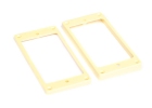 Humbucker Pickup Mounting Rings for Epiphone® • Slanted • Cream