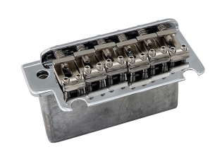 Hosco® 2 Point Synchronised Stratocaster® Style Tremolo Bridge • Stamped Saddles • Chrome