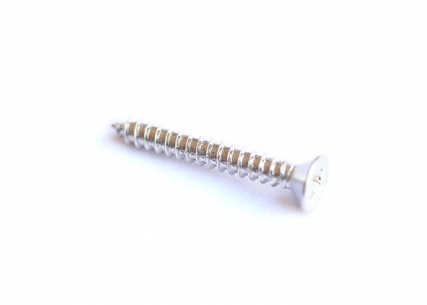 Humbucker Pickup Mounting Ring Screw • Nickel • Short