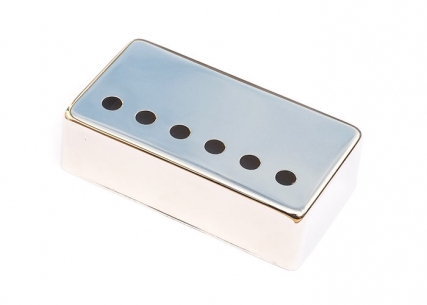 Nickel Silver Humbucker Pickup Cover • Nickel • 50mm