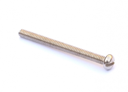 Humbucker Pickup Height Screw • USA • Slot • Nickel